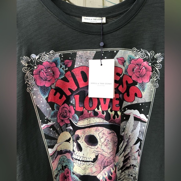 Spell & The Gypsy Endless Love Tee BNWT - Picture 3 of 6
